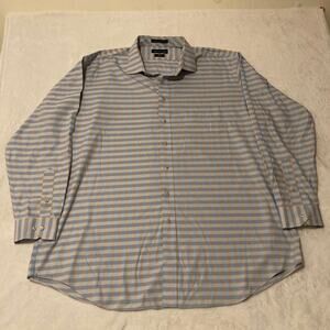 Paid Fredrick Button Down Dress Shirt Men Size 19 x37